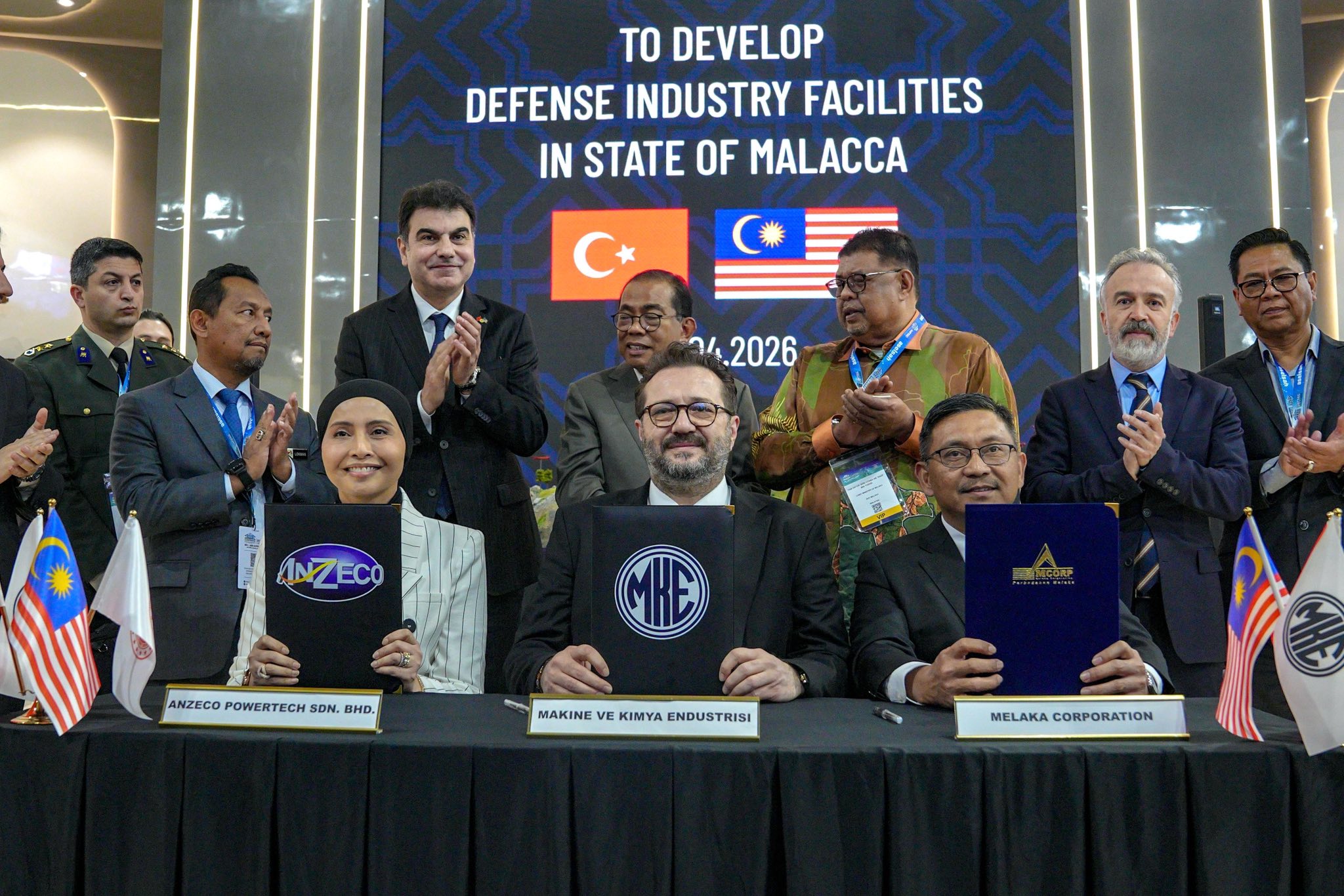 MoU signing ceremony between MKE, MCORP and Anzeco Powertech